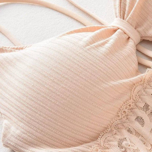 Lace Padded Strap Bralet